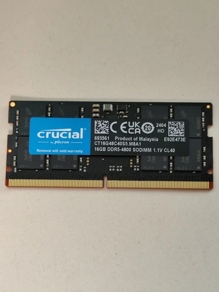 DDR5 SODIMM Crucial 4800 16GB