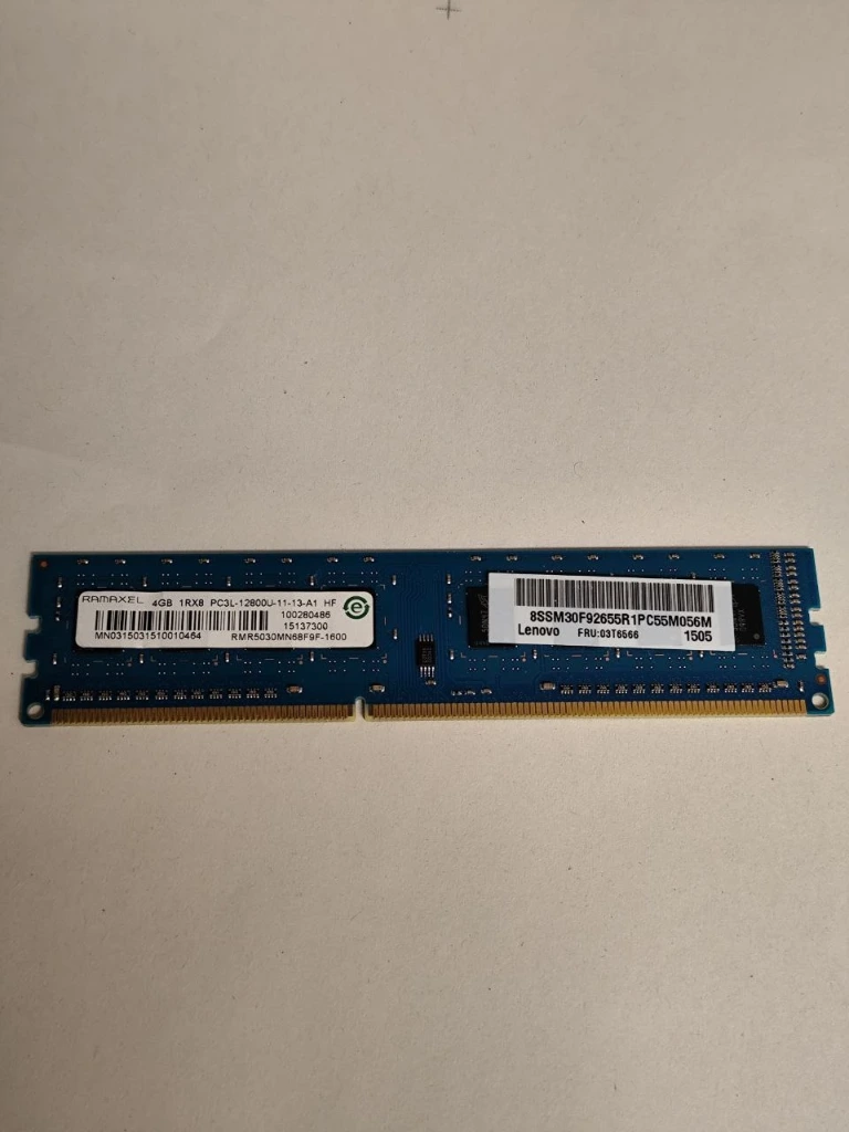 DDR3 UDIMM RAMAXEL 12800 4GB