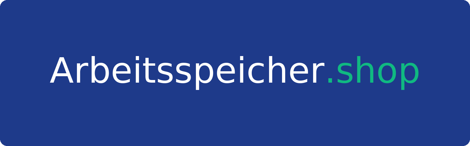 Arbeitsspeicher.shop